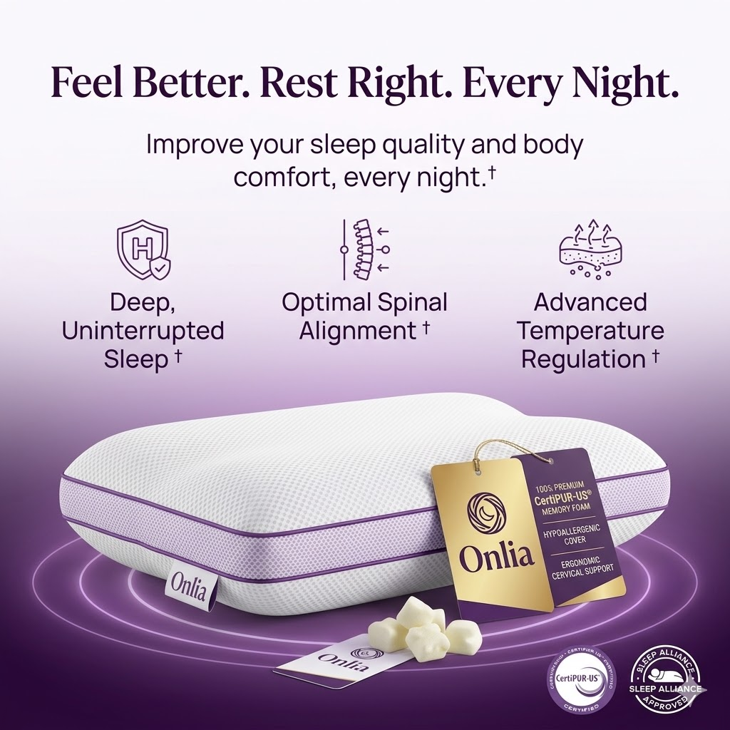 Onlia® Premium Relief Hotel Pillow